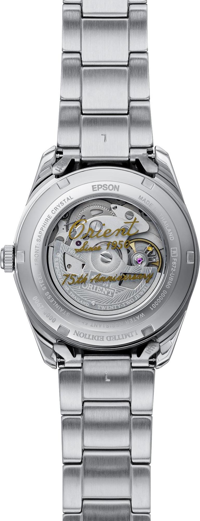 Orient RA-AC0R04N30B Stretto Date - 75th Anniversary zegarek klasyczny Męskie
