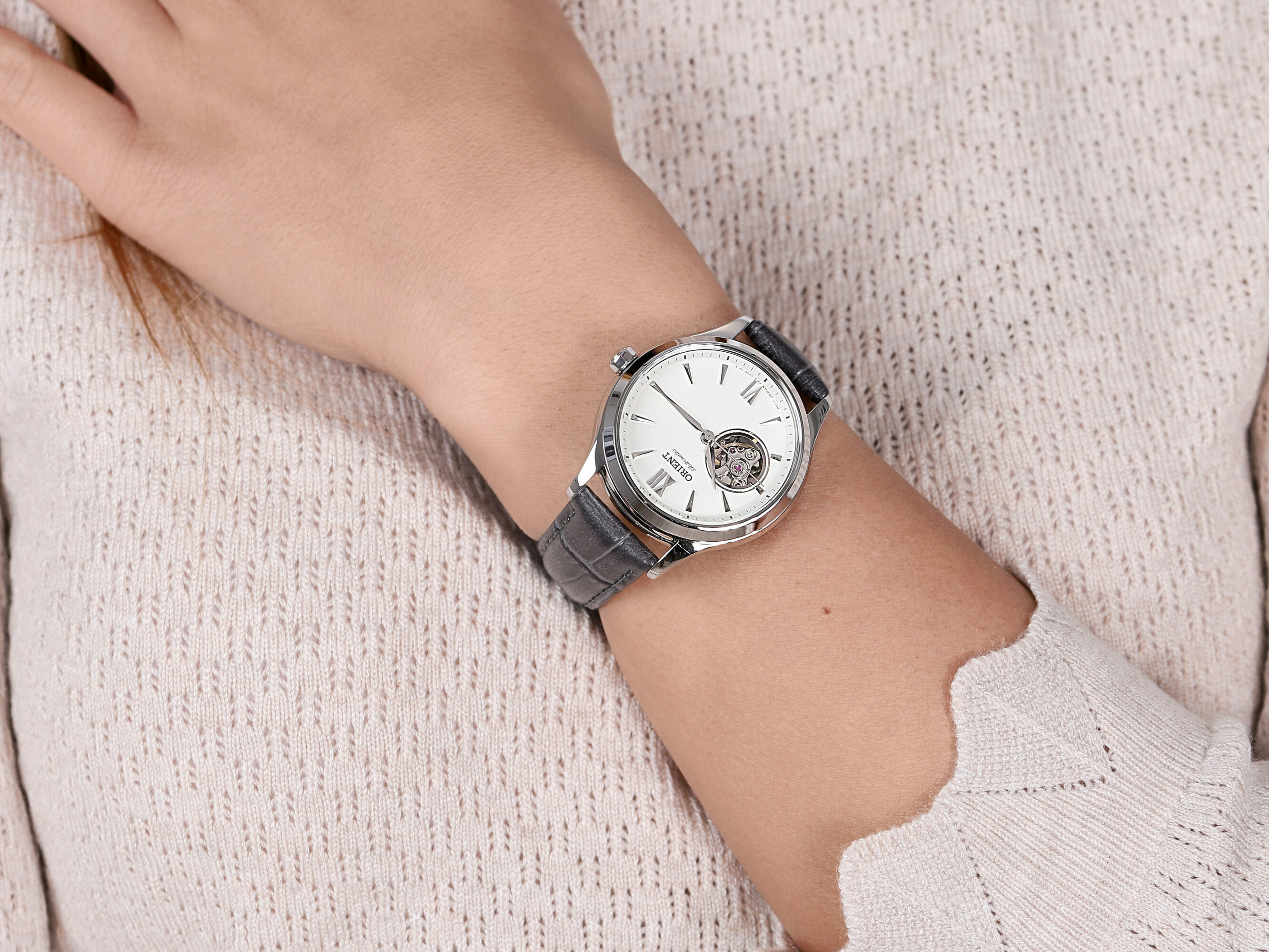 Orient RA-AG0025S10B zegarek damski Contemporary srebrny - miniatura 4