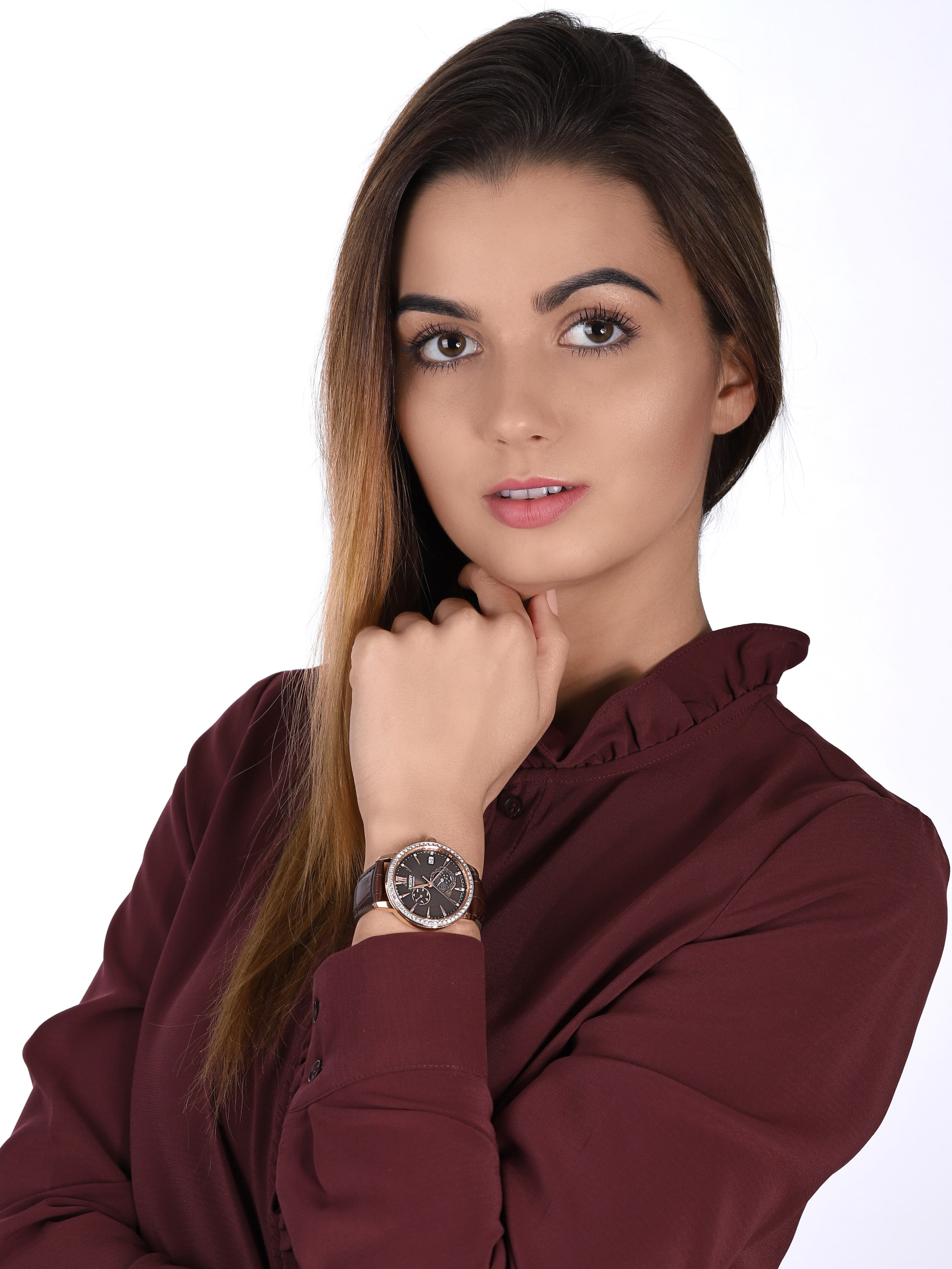 Orient RA-AK0005Y10B zegarek damski klasyczny Contemporary pasek - miniatura 2