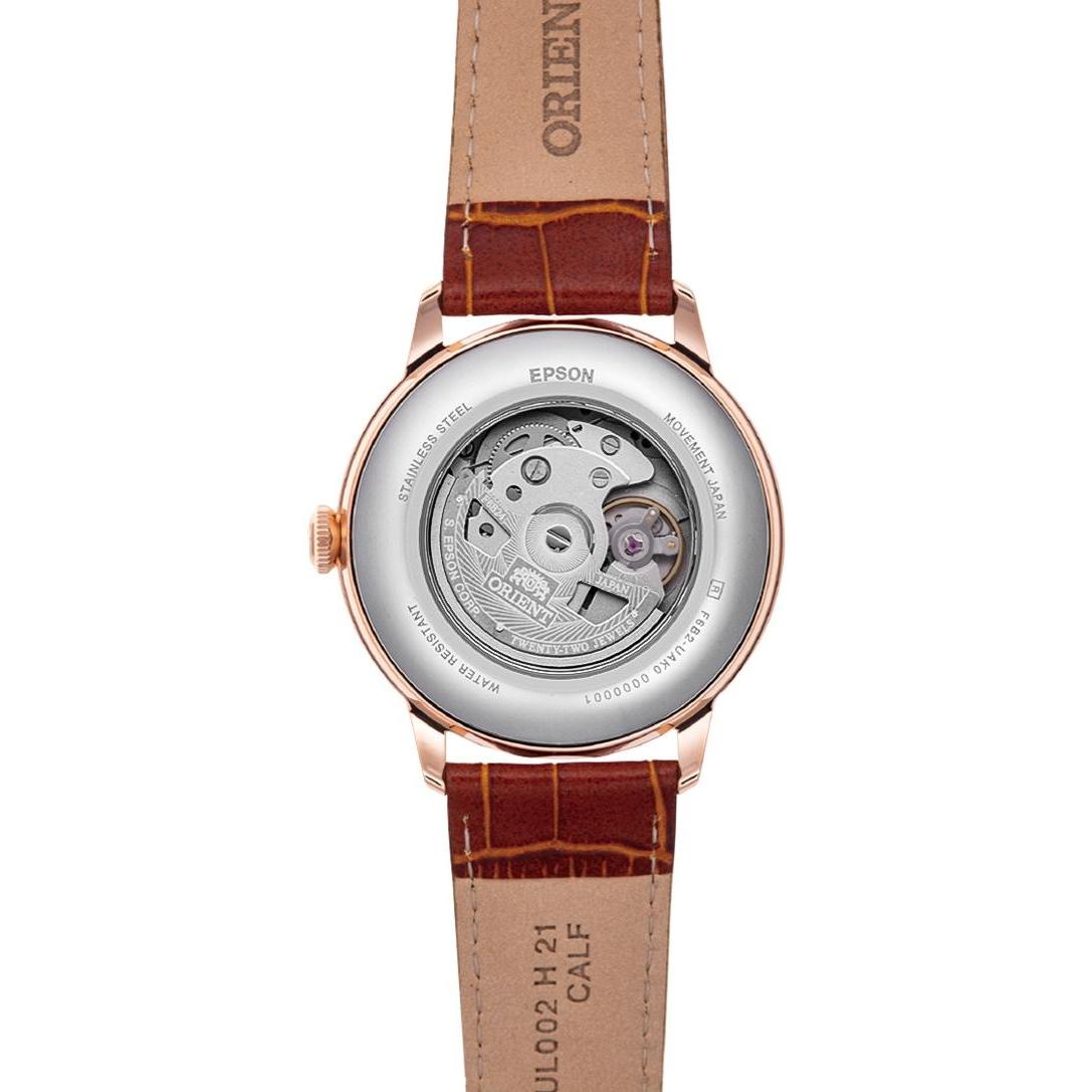 Orient RA-AK0801S30B Classic Automatic Bambino Sun Moon zegarek męski klasyczny mineralne