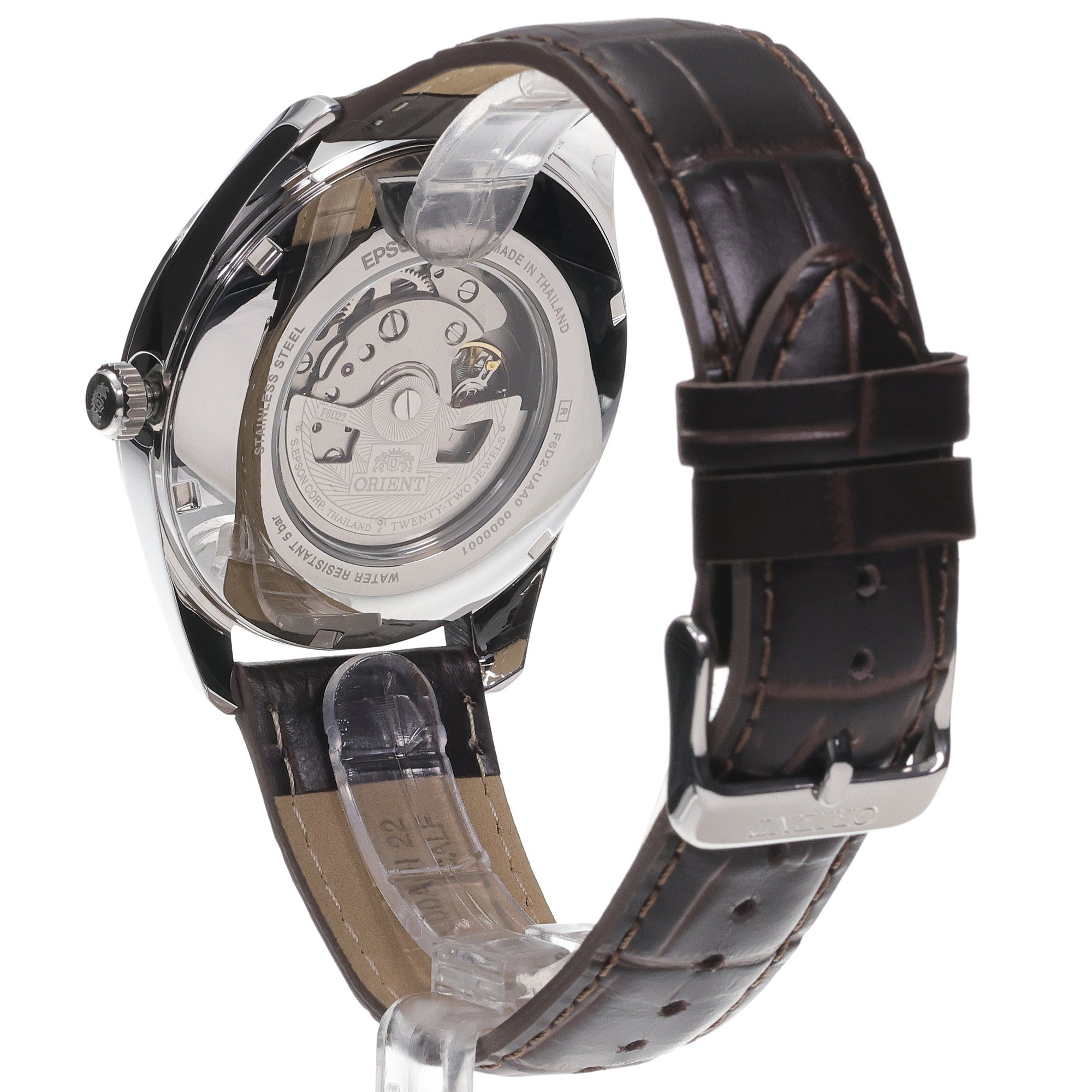 Orient RA-BA0008E3YBA011J0 zegarek srebrny elegancki Contemporary pasek - miniatura 5