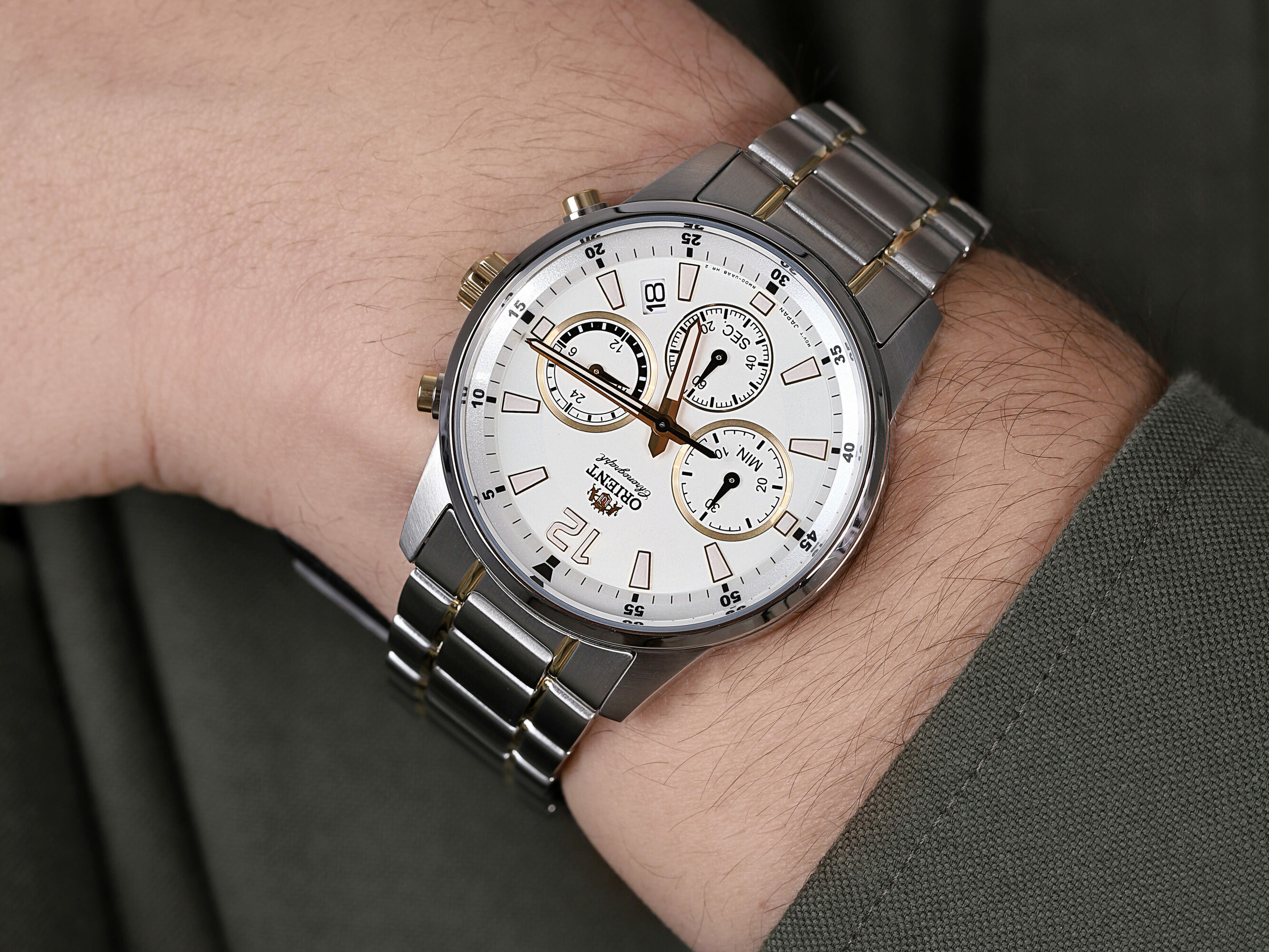 Orient RA-KV0003S10B zegarek męski sportowy Sports bransoleta - miniatura 4