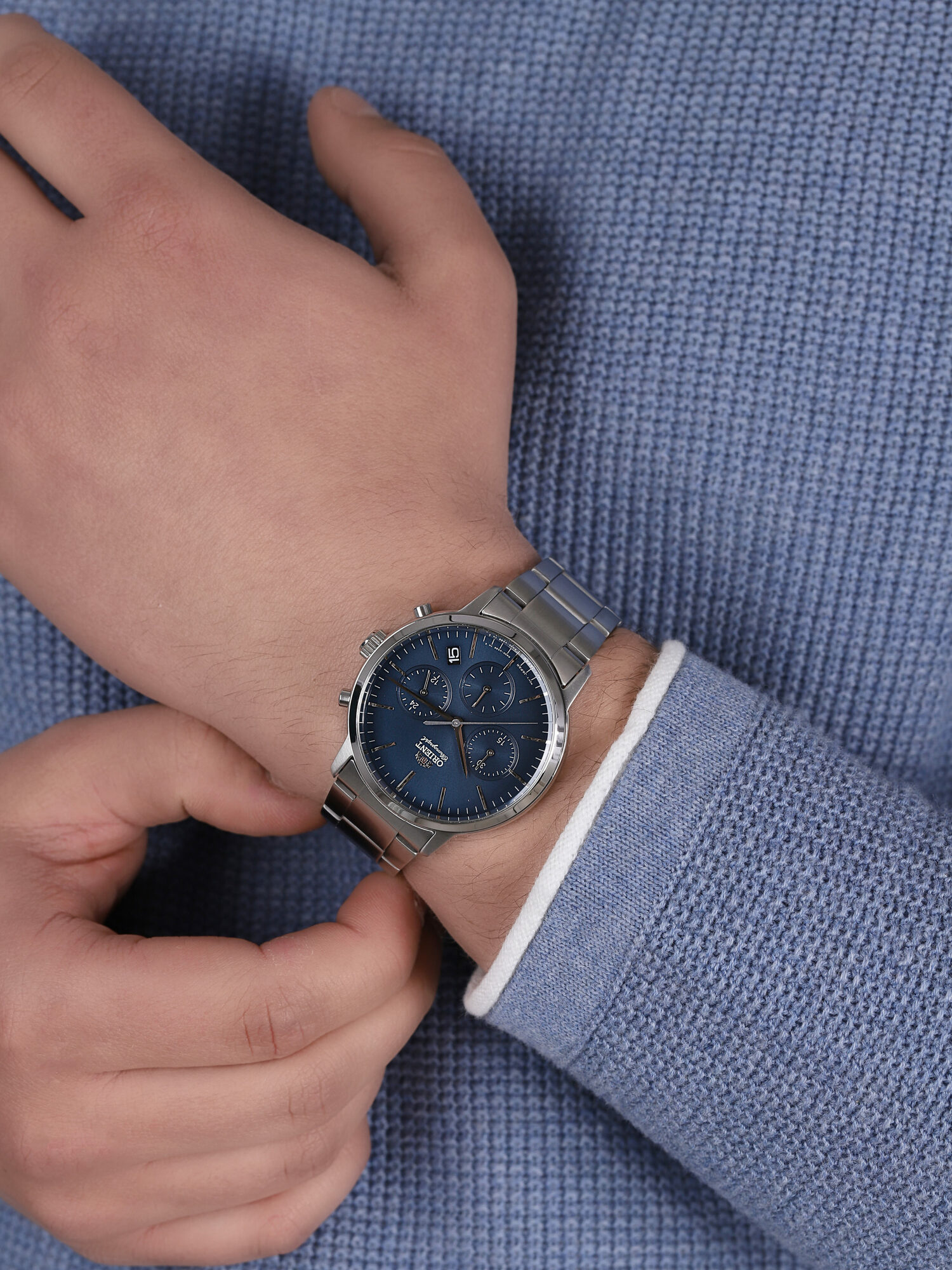 Orient RA-KV0301L10B Contemporary zegarek męski sportowy mineralne - miniatura 3