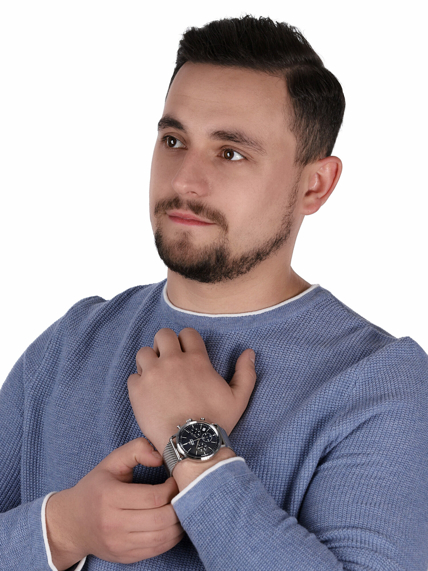 Orient RA-KV0401L10B zegarek męski Classic srebrny - miniatura 2