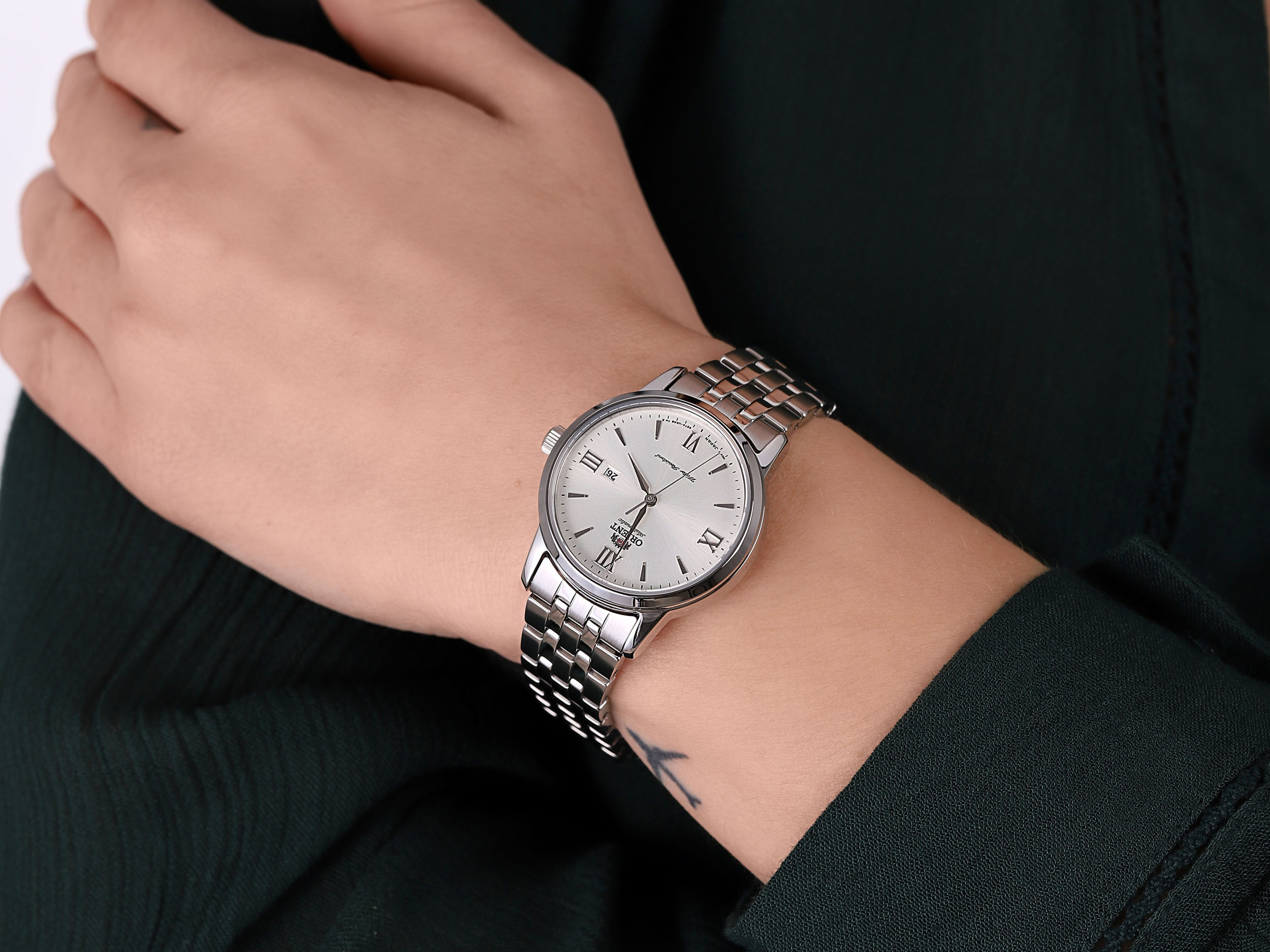 Orient RA-NR2003S10B damski zegarek Contemporary bransoleta - miniatura 4