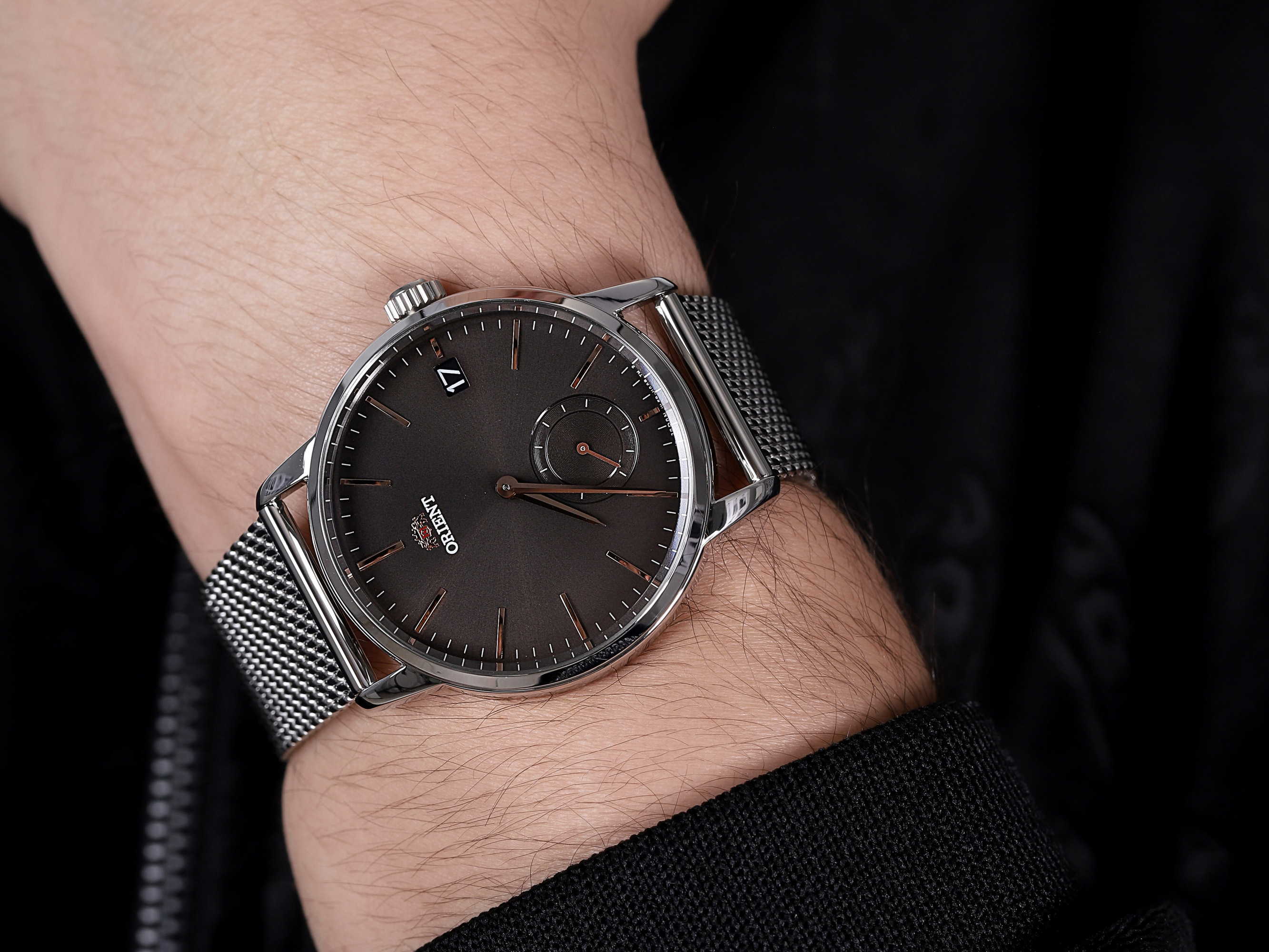 Orient RA-SP0005N10B zegarek srebrny klasyczny Contemporary bransoleta - miniatura 4