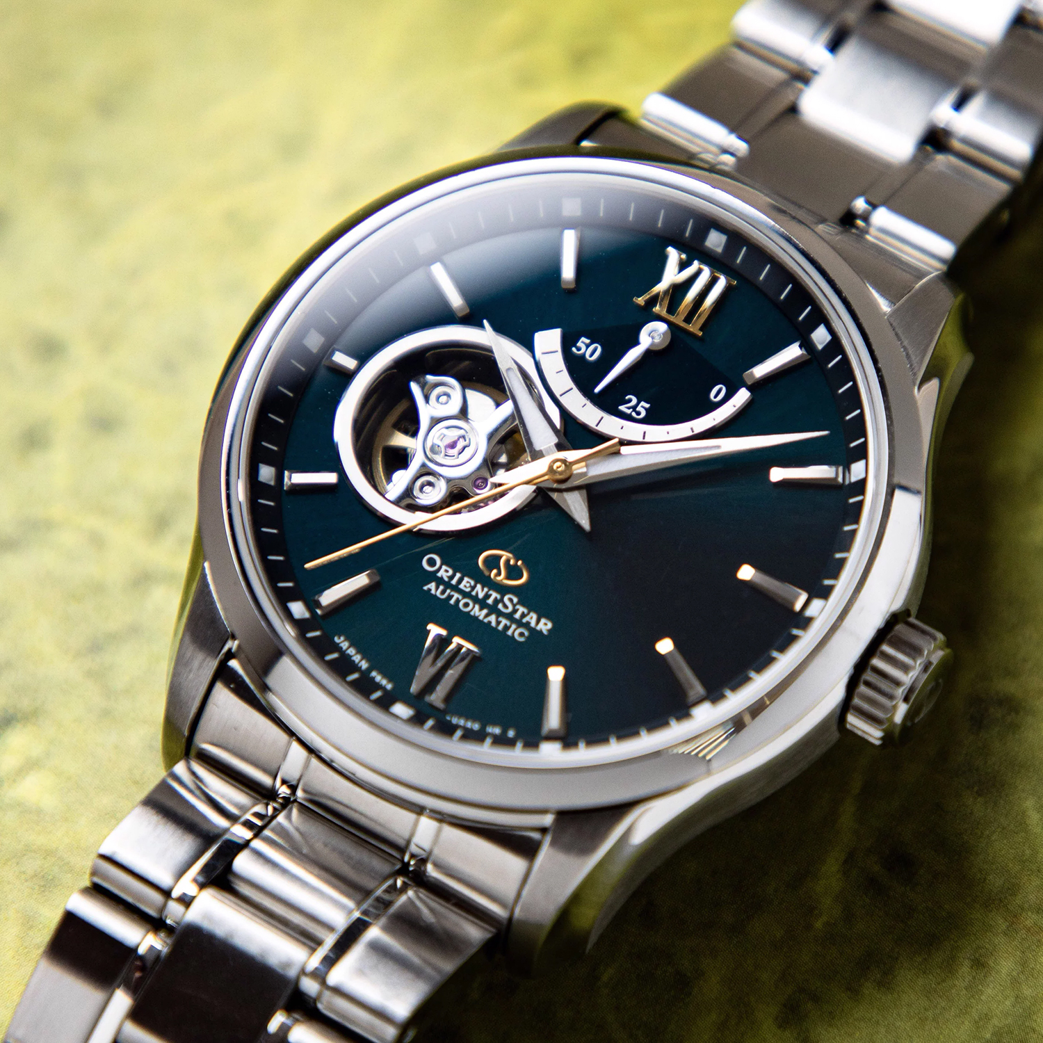 Orient Star RE-AT0002E00B zegarek męski Contemporary srebrny