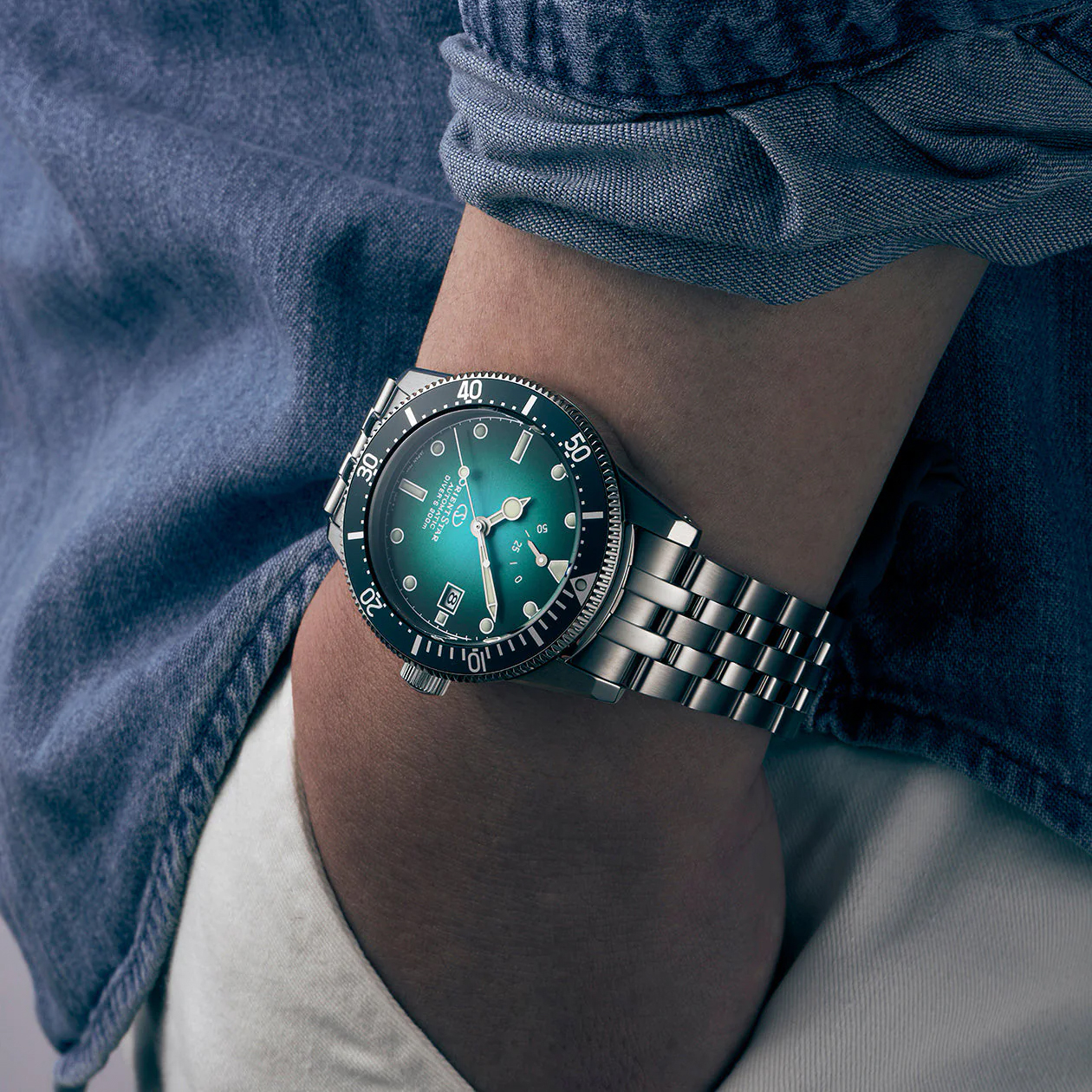 Orient Star RE-AU0602E00B Classic Classic Automatic Divers 200m zegarek męski klasyczny szafirowe - miniatura 8
