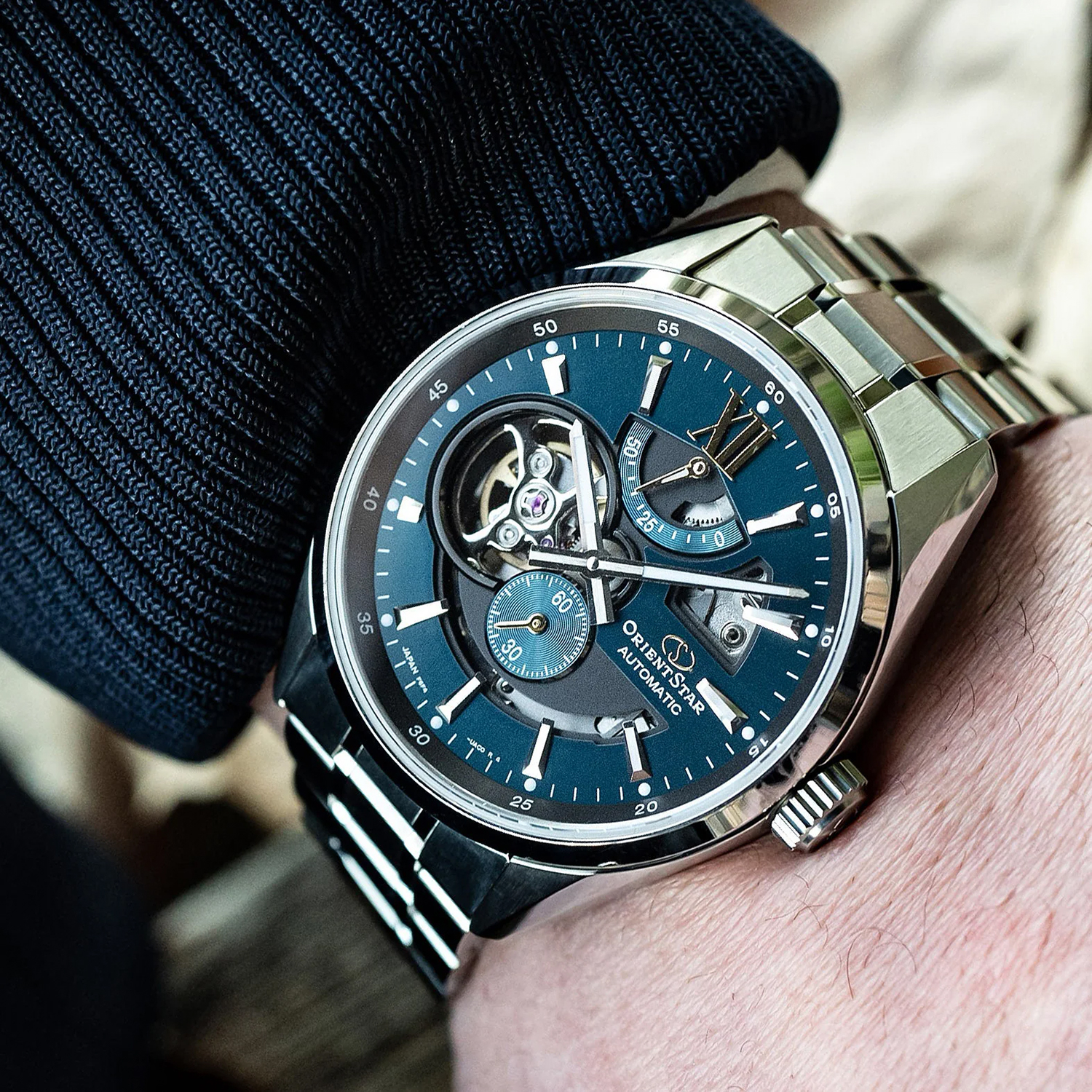 Orient Star RE-AV0114E00B zegarek klasyczny Contemporary - miniatura 4