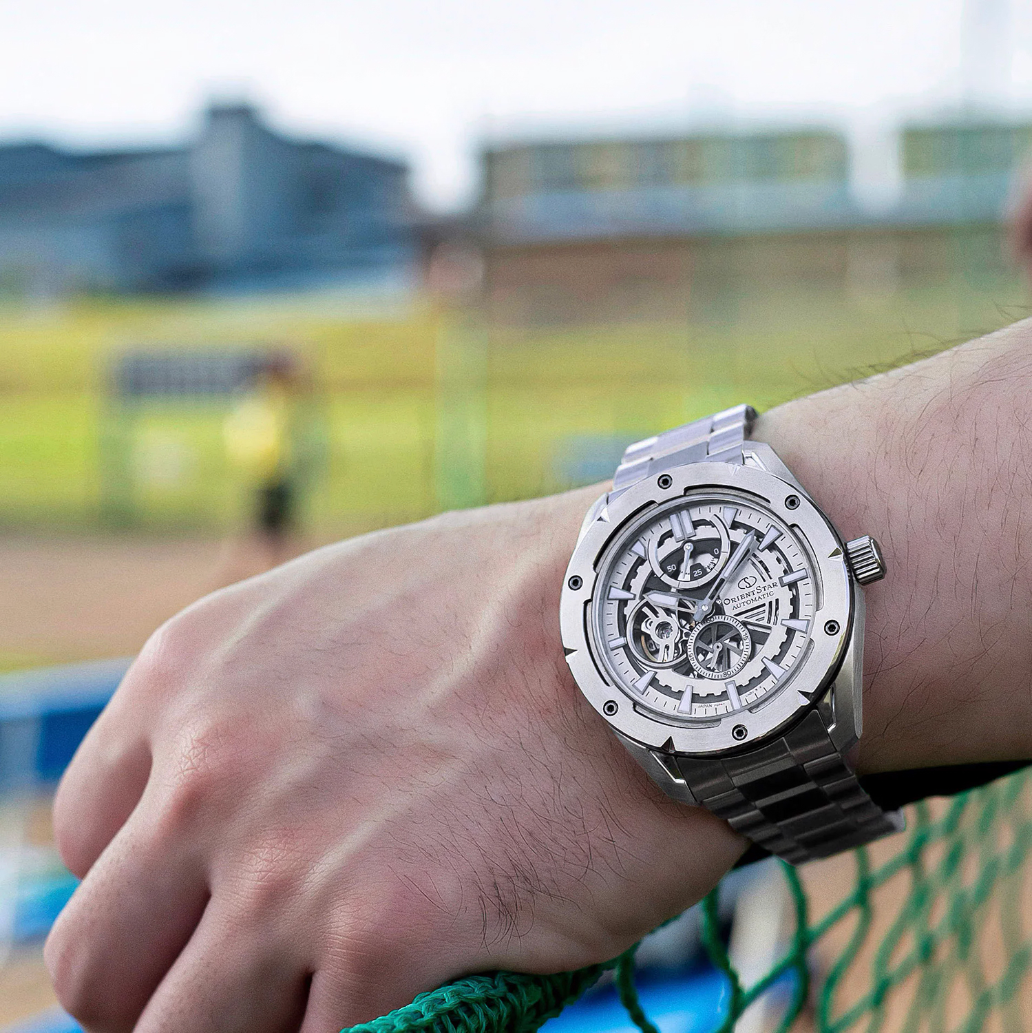 Orient Star RE-AV0A02S00B Sports Avant-garde Skeleton Automatic zegarek męski klasyczny szafirowe - miniatura 8