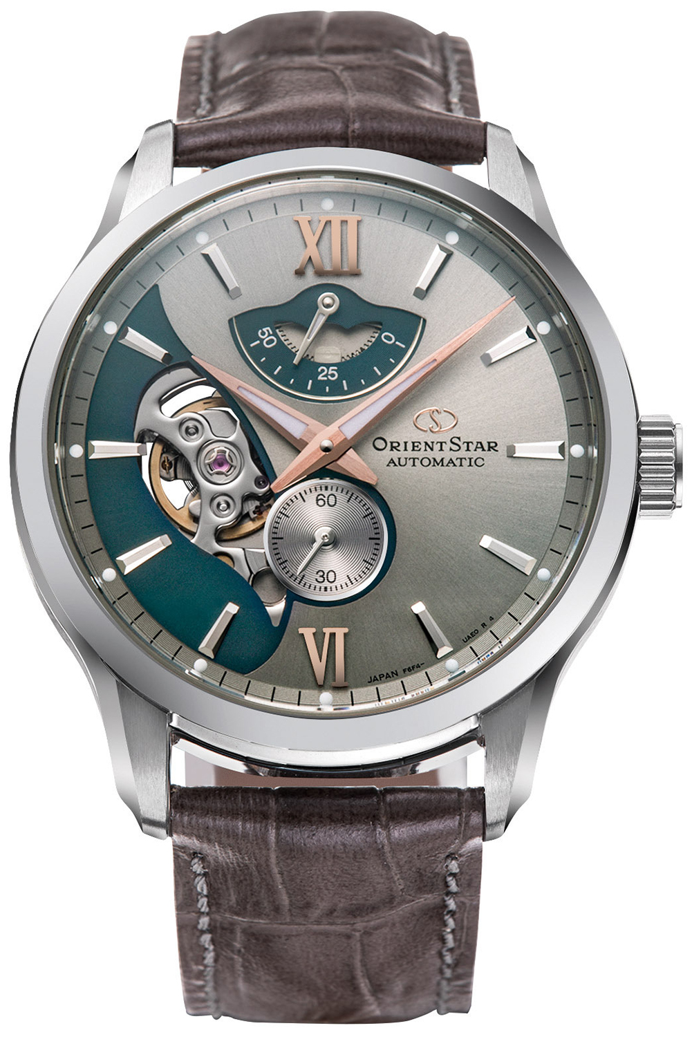 Orient Star RE-AV0B09N00B zegarek srebrny klasyczny Contemporary bransoleta - miniatura 2