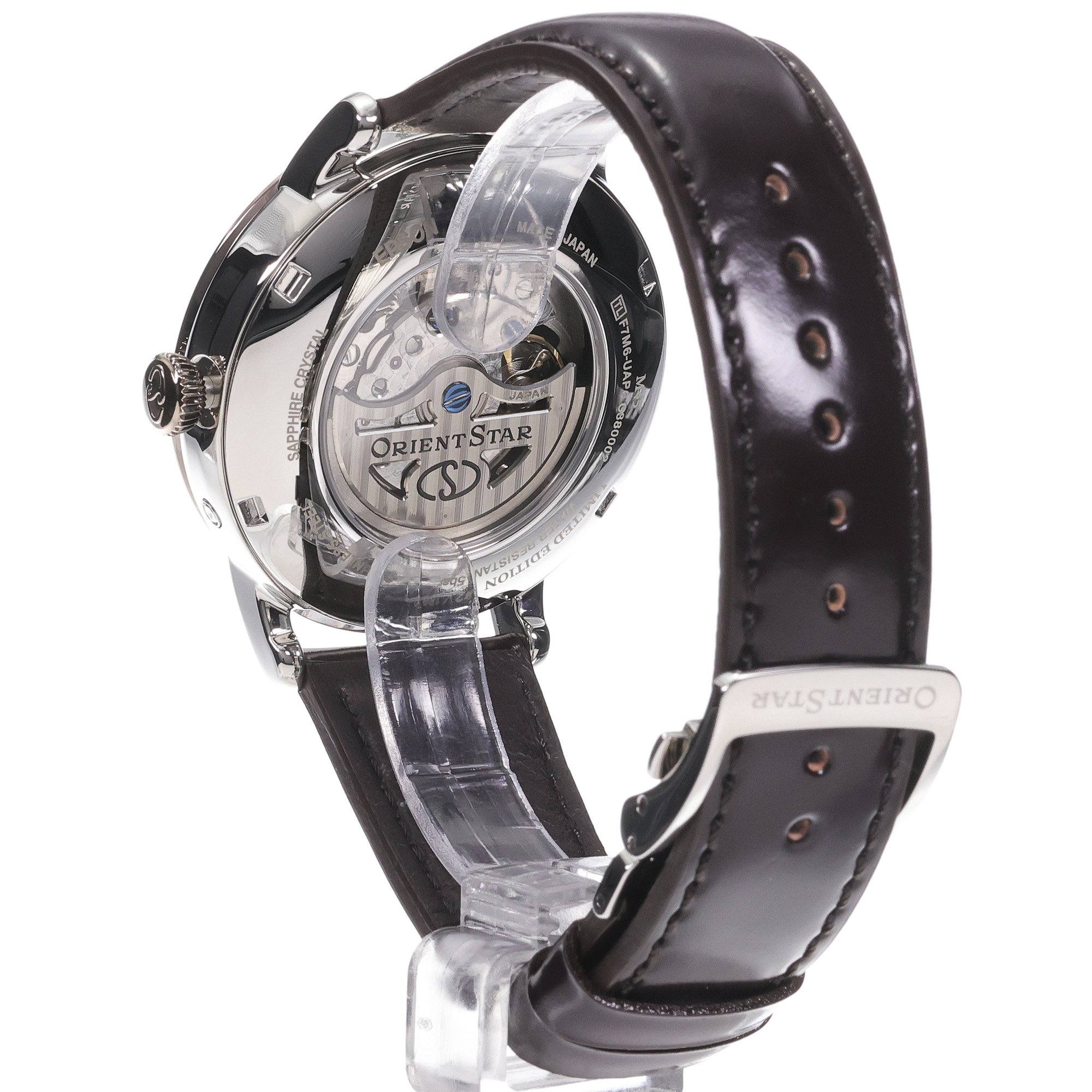 Orient Star RE-AY0121A00B zegarek męski elegancki Classic pasek - miniatura 4