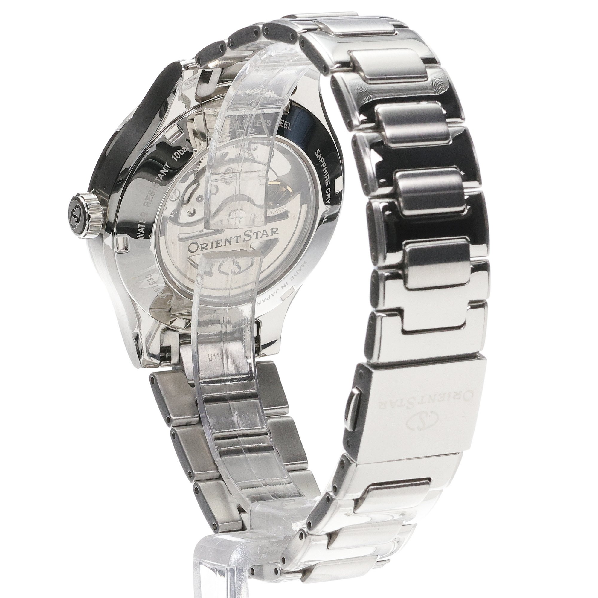 Orient Star RE-BQ0002L00B zegarek srebrny klasyczny Contemporary bransoleta - miniatura 4