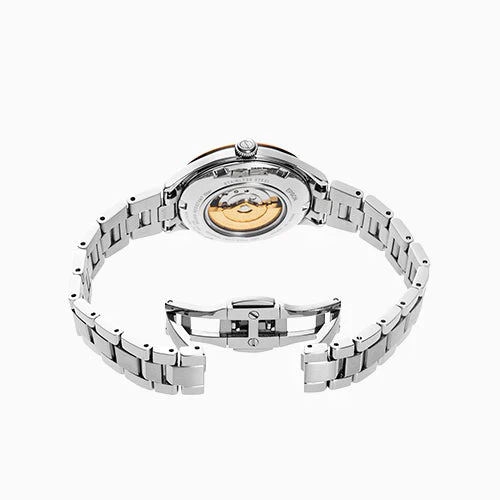 Orient Star RE-ND0017L00B Classic Semi Skeleton Ladies Classic klasyczny zegarek srebrny