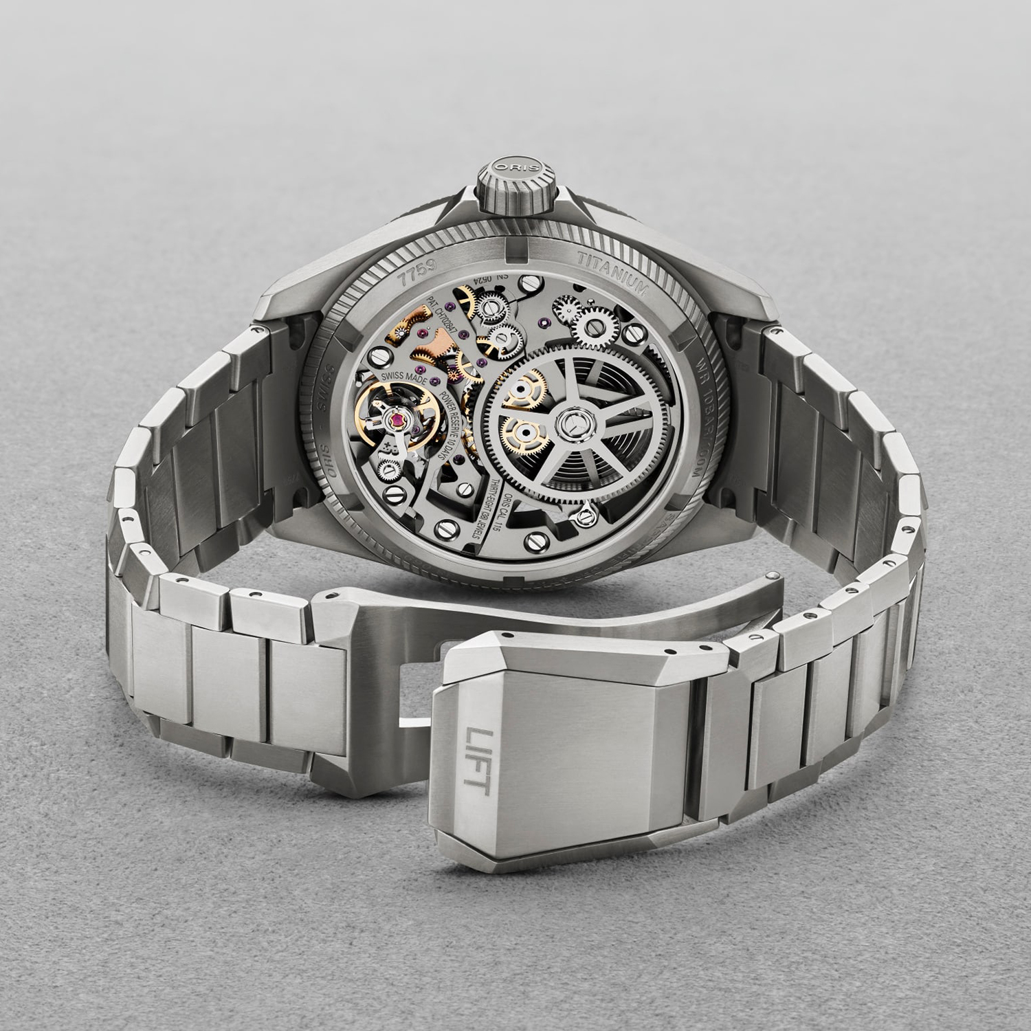 Oris 01 115 7759 7153-SET7 22 01TLC Big Crown ProPilot X BIG CROWN PROPILOT X CALIBRE 115 zegarek męski klasyczny szafirowe - miniatura 3