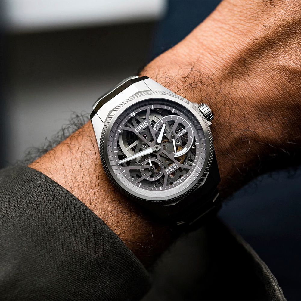 Oris 01 115 7759 7153-SET7 22 01TLC męski zegarek Big Crown ProPilot X bransoleta - miniatura 10