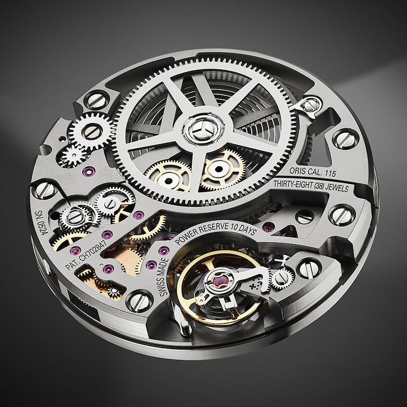 Oris 01 115 7759 7153-SET7 22 01TLC zegarek szary klasyczny Big Crown ProPilot X bransoleta - miniatura 8