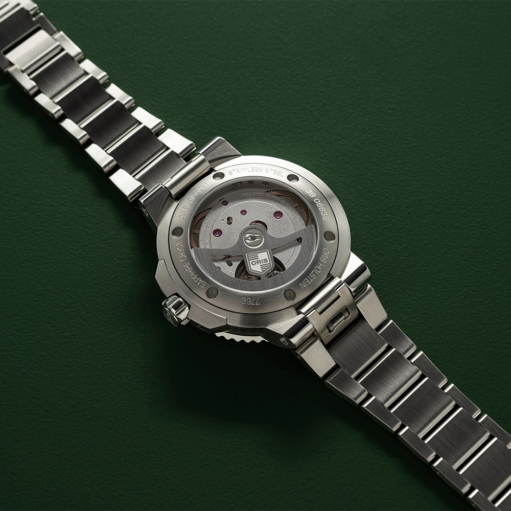 Oris 01 400 7769 4157-07 8 22 09PEB zegarek SWISS MADE - szwajcarskie Aquis - miniatura 7