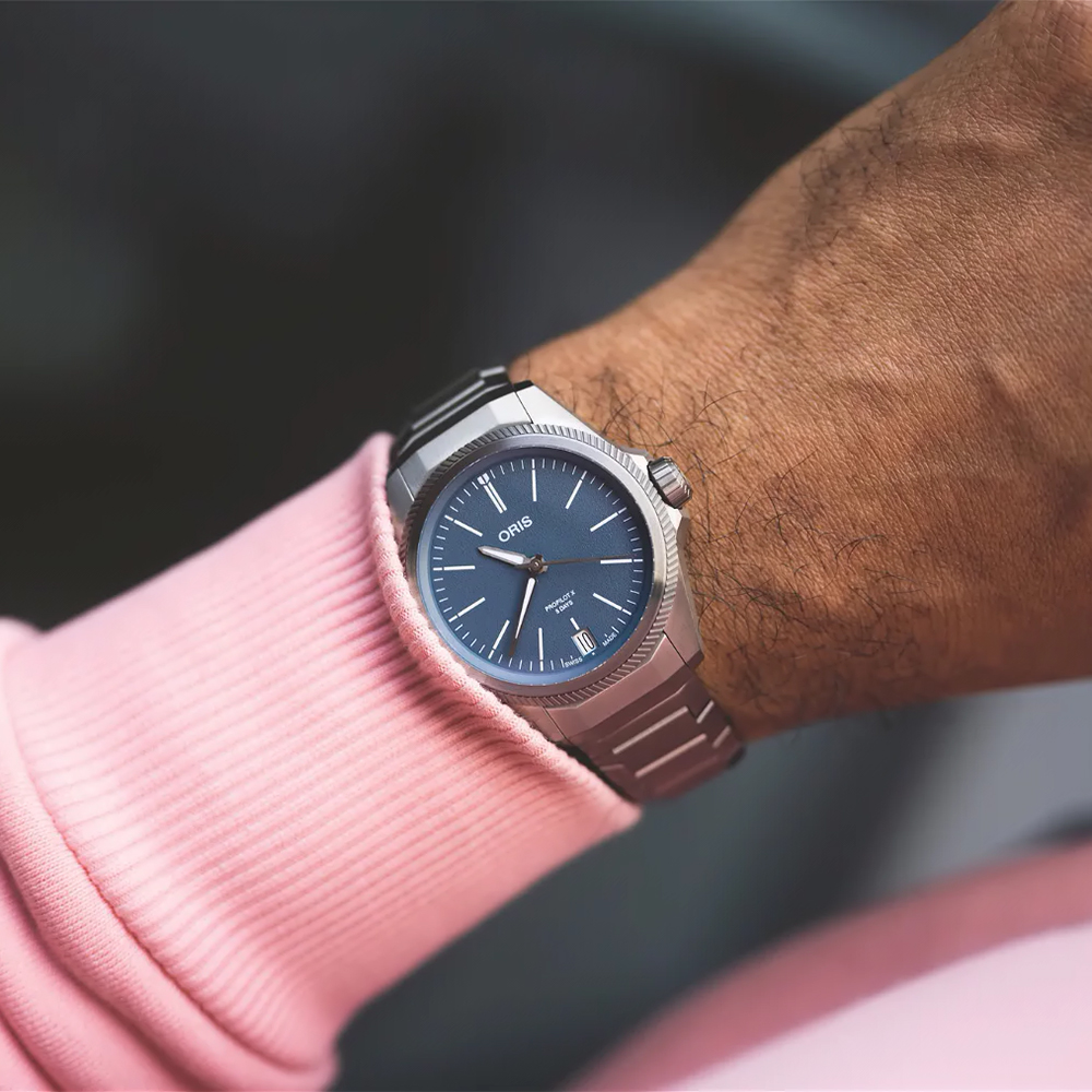 Oris 01 400 7778 7155-07 7 20 01TLC zegarek męski Big Crown ProPilot X szary - miniatura 10