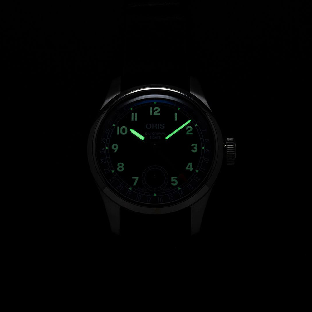 Oris 01 403 7776 4065-07 5 19 11 Big Crown BIG CROWN POINTER DATE CALIBRE 403 zegarek męski klasyczny szafirowe - miniatura 2