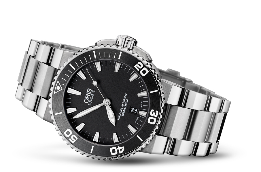 Oris 01 733 7653 4154-07 8 26 01PEB zegarek męski Aquis - miniatura 2