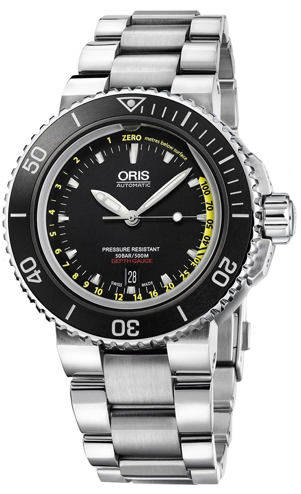 Oris AQUIS DEPTH GAUGE 01 733 7675 4154-SET MB
