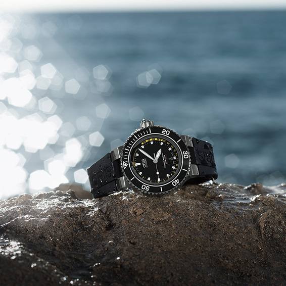 Oris 01 733 7675 4154-SET MB AQUIS DEPTH GAUGE zegarek sportowy Aquis - miniatura 6