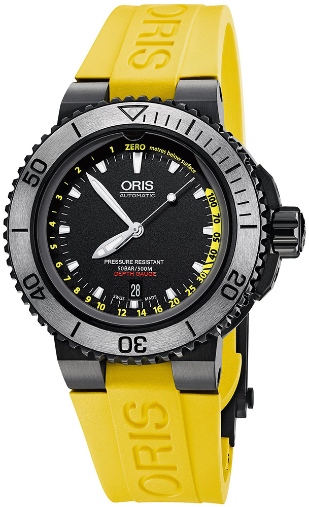 Oris AQUIS DEPTH GAUGE 01 733 7675 4754-SET RS