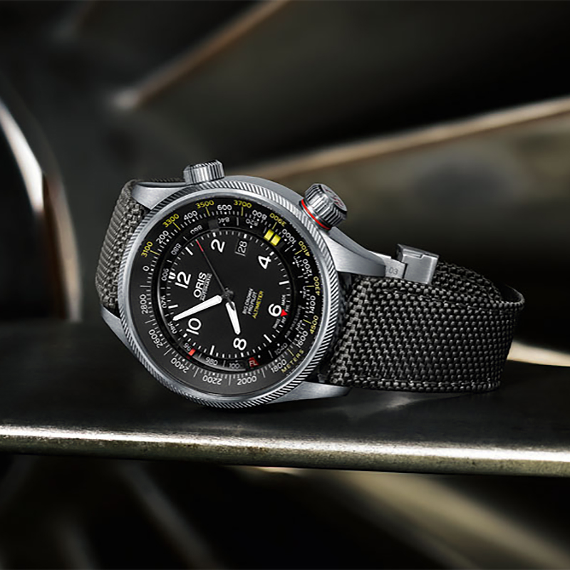 Oris 01 733 7705 4134-SET 5 23 17FC BIG CROWN PROPILOT ALTIMETER WITH FEET SCALE zegarek luksusowy Big Crown ProPilot - miniatura 4