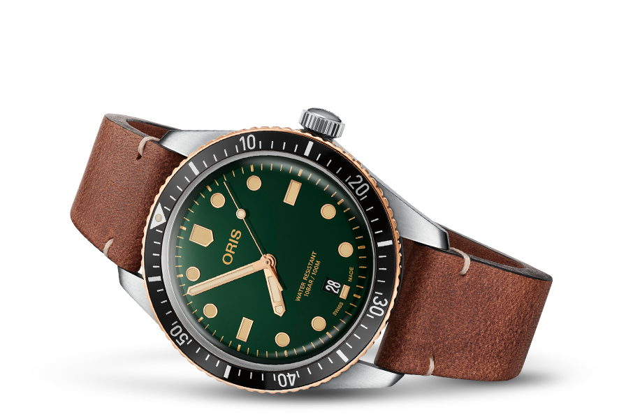 Oris 01 733 7707 4357-07 5 20 45 męski zegarek Divers pasek - miniatura 3
