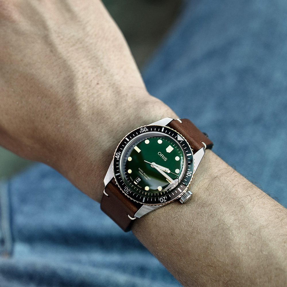 Oris 01 733 7707 4357-07 5 20 45 zegarek męski Divers - miniatura 2