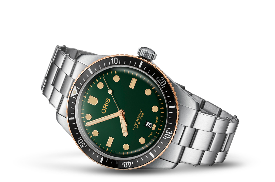 Oris 01 733 7707 4357-07 8 20 18 zegarek męski Divers - miniatura 2