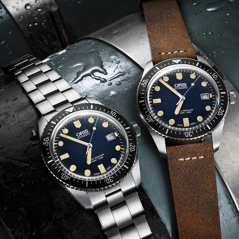 Oris 01 733 7720 4055-07 8 21 18 zegarek męski Divers - miniatura 2
