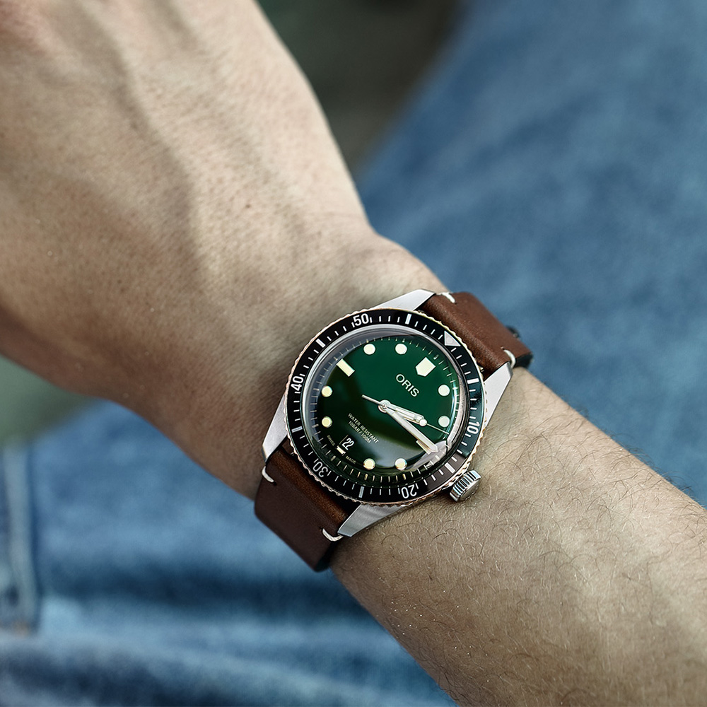 Oris 01 733 7720 4354-07 5 21 45 zegarek męski Divers - miniatura 5