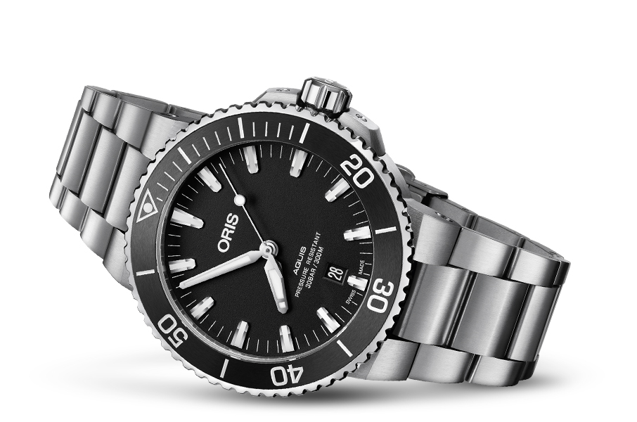 Oris 01 733 7730 4124-07 8 24 05EB zegarek męski Aquis - miniatura 2