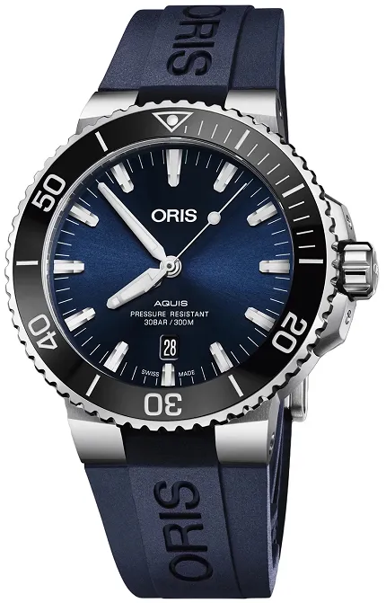 Oris 01 733 7730 4135-07 4 24 65EB Aquis AQUIS DATE - zdjęcie 1