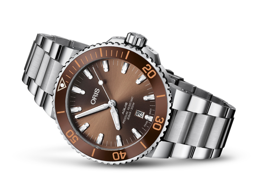 Oris 01 733 7730 4152-07 8 24 05PEB zegarek męski Aquis - miniatura 2