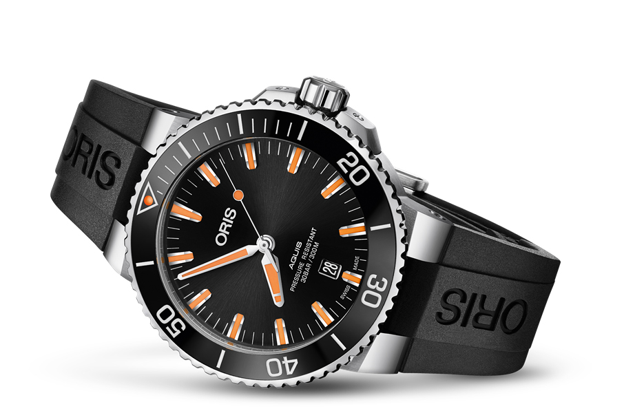 Oris 01 733 7730 4159-07 4 24 64EB zegarek męski Aquis - miniatura 2