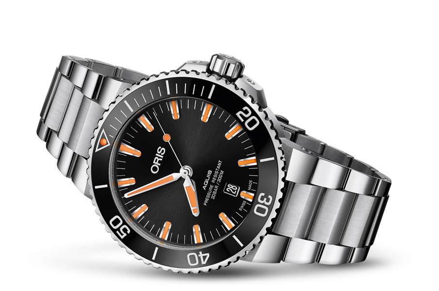 Oris 01 733 7730 4159-07 8 24 05PEB zegarek męski Aquis - miniatura 2