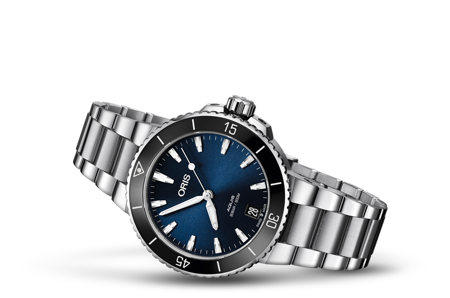 Oris 01 733 7731 4135-07 8 18 05P zegarek damski Aquis - miniatura 2