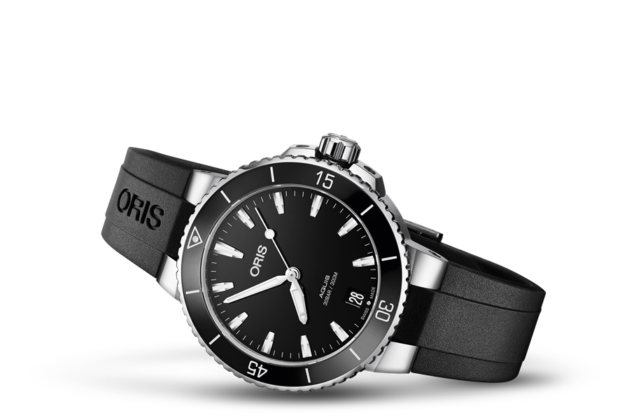 Oris 01 733 7731 4154-07 4 18 64FC zegarek damski Aquis - miniatura 2