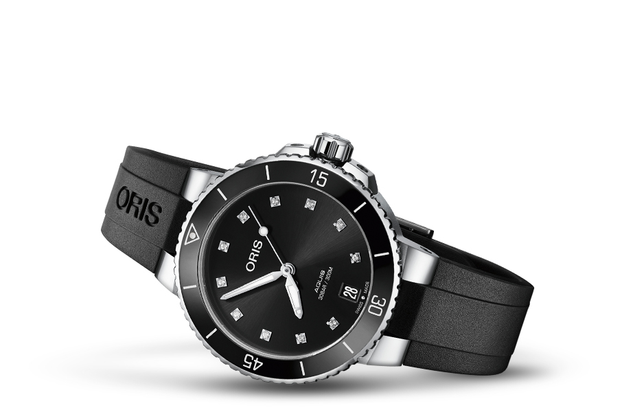 Oris 01 733 7731 4194-07 4 18 64FC zegarek damski Aquis - miniatura 2