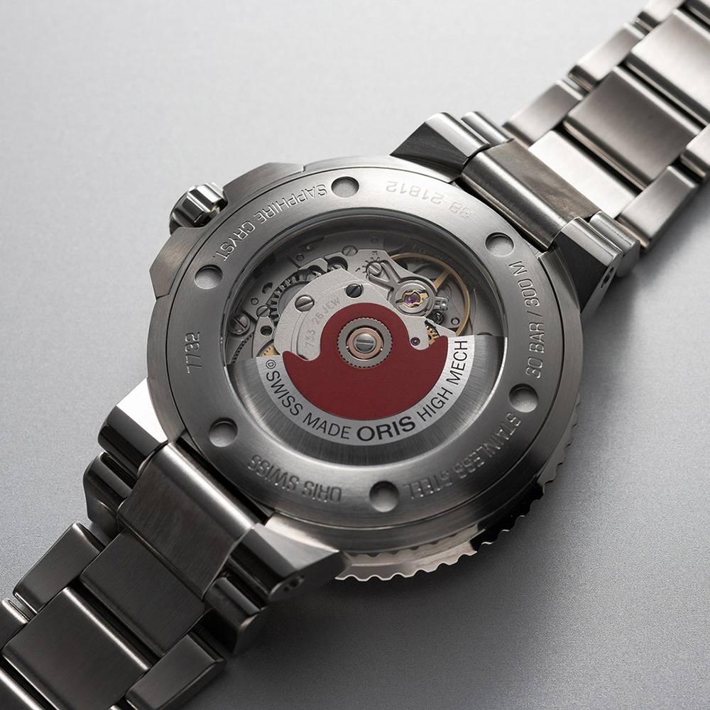 Oris 01 733 7732 4155-07 8 21 05PEB męski zegarek Aquis bransoleta - miniatura 3