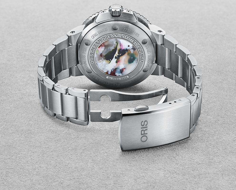 Oris 01 733 7732 4185-SET męski zegarek Aquis bransoleta - miniatura 2