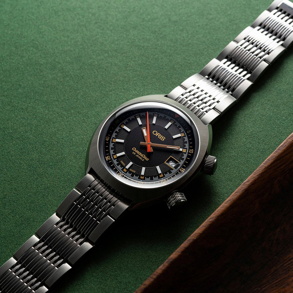 Oris 01 733 7737 4034-SET MB męski zegarek Chronoris bransoleta - miniatura 4