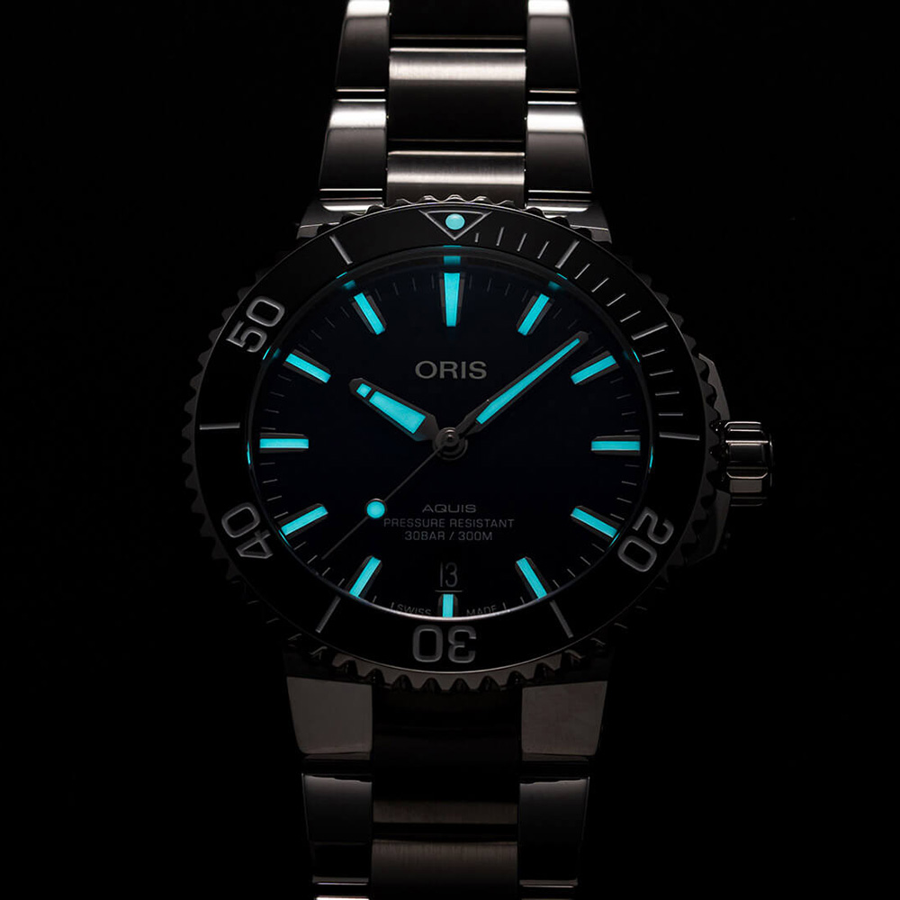 Oris 01 733 7766 4135-07 8 22 05PEB zegarek sportowy Aquis - miniatura 3
