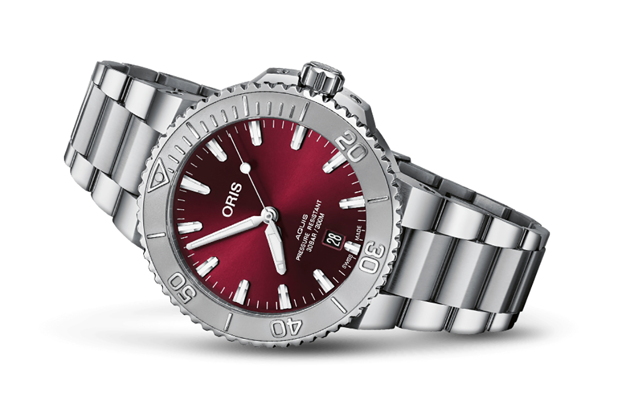Oris 01 733 7766 4158-07 8 22 05PEB zegarek sportowy Aquis - miniatura 2