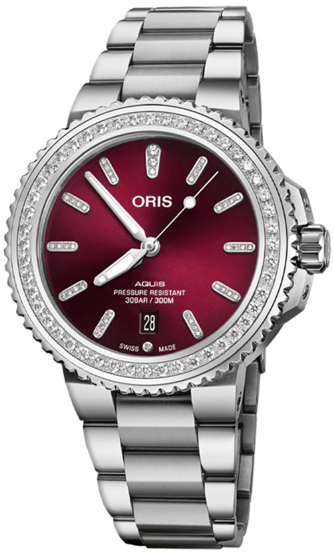 Oris AQUIS DATE DIAMONDS 01 733 7766 4998-07 8 22 05PEB