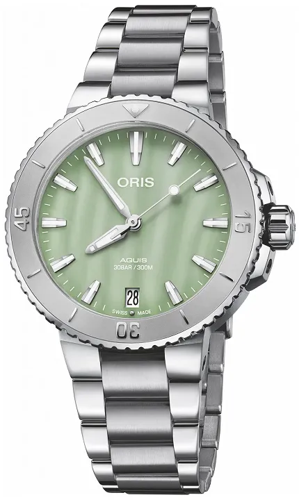 Oris 01 733 7770 4157-07 8 18 05P Aquis AQUIS DATE - zdjęcie 1