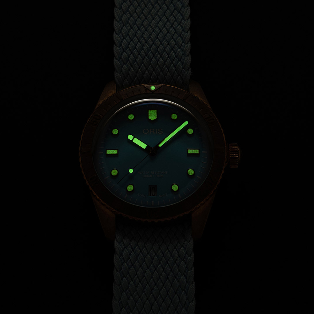 Oris 01 733 7771 3155-07 3 19 02BR damski zegarek Divers bransoleta - miniatura 3